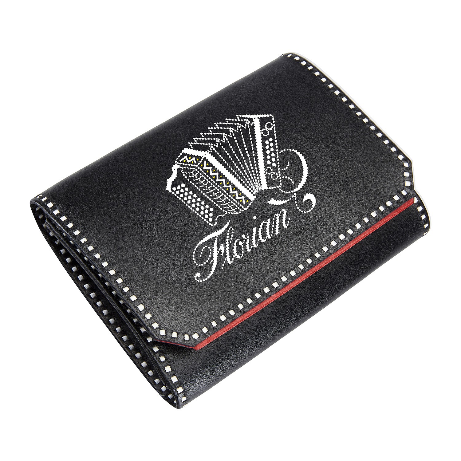 Portafoglio sarentinese con fisarmonica