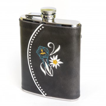 Fiaschetta con fiori alpini